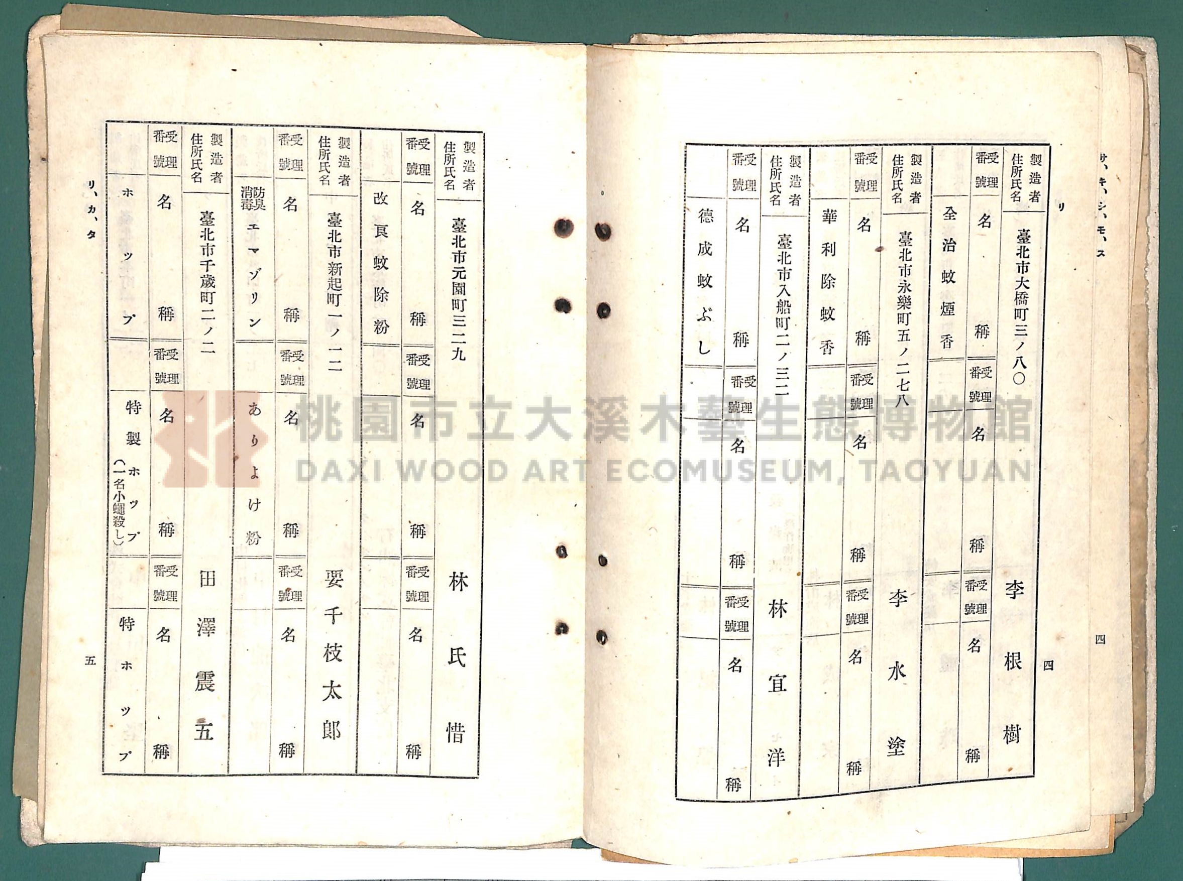 《大嵙崁公學校第一學年通告簿》 (含部分昭和16年藥房藥品名冊)主題的圖片縮圖第11張