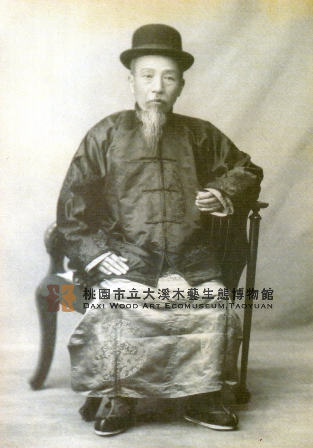 段落敘述相關的圖示說明：江次云（1857-1938）為江有源家族，江排呈三子，「祭祀公業江士香公」首任的管理人